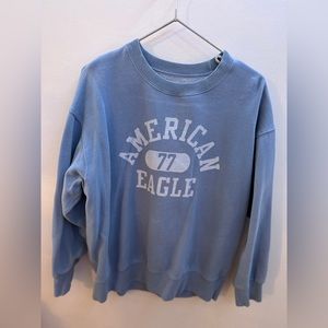 Blue American Eagle crew neck